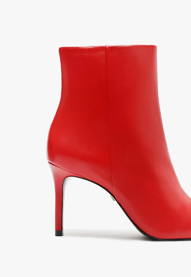 Mikki Bootie Red Women Schutz Shoes Mikki Boots Mikki Bootie Red Women Schutz Shoes Mikki Boots