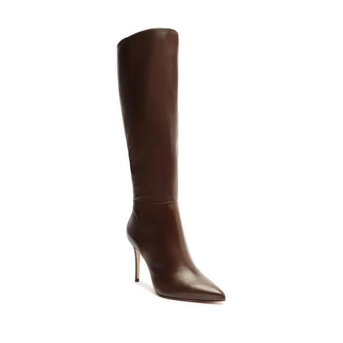 Mikki Up Leather Boot Dark Chocolate Women Schutz Shoes Mikki Boots Mikki Up Leather Boot Dark Chocolate Women Schutz Shoes Mikki Boots