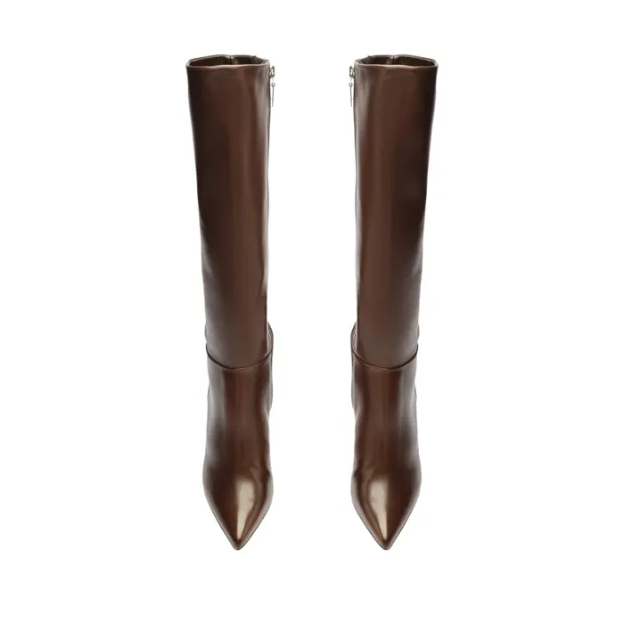 Mikki Up Leather Boot Dark Chocolate Women Schutz Shoes Mikki Boots Mikki Up Leather Boot Dark Chocolate Women Schutz Shoes Mikki Boots