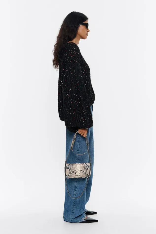 Mini Snakeembossed Leather Crossbody Bag Natural Women Bimba Y Lola Crossbody Bags Mini Snakeembossed Leather Crossbody Bag Natural Women Bimba Y Lola Crossbody Bags