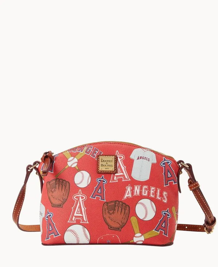 MLB Angels Suki Crossbody Angels Woman Dooney and Bourke Crossbodies