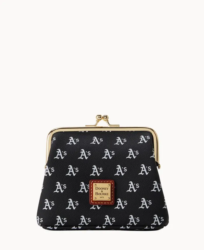 MLB Athletics Large Framed Purse Athletics ManWoman Dooney and Bourke Wallets MLB Athletics Large Framed Purse Athletics ManWoman Dooney and Bourke Wallets