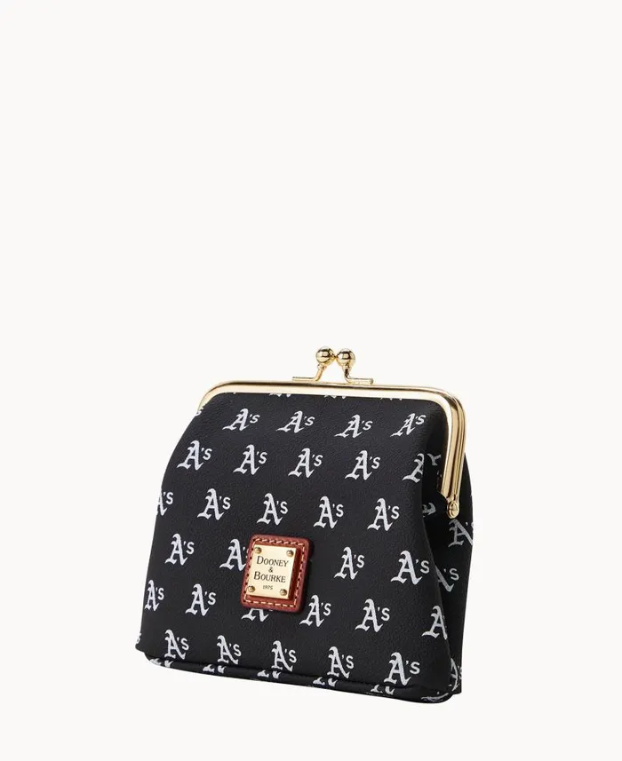 MLB Athletics Large Framed Purse Athletics ManWoman Dooney and Bourke Wallets MLB Athletics Large Framed Purse Athletics ManWoman Dooney and Bourke Wallets