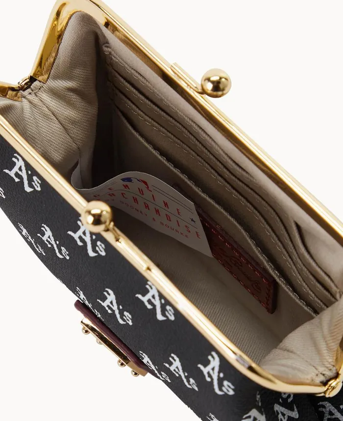 MLB Athletics Large Framed Purse Athletics ManWoman Dooney and Bourke Wallets MLB Athletics Large Framed Purse Athletics ManWoman Dooney and Bourke Wallets