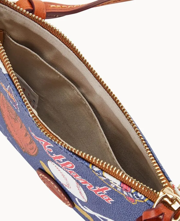 MLB Braves Top Zip Crossbody Braves Woman Dooney and Bourke Crossbodies MLB Braves Top Zip Crossbody Braves Woman Dooney and Bourke Crossbodies