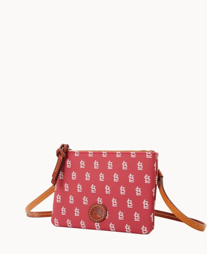 MLB Cardinals Top Zip Crossbody Cardinals Woman Dooney and Bourke Crossbodies MLB Cardinals Top Zip Crossbody Cardinals Woman Dooney and Bourke Crossbodies