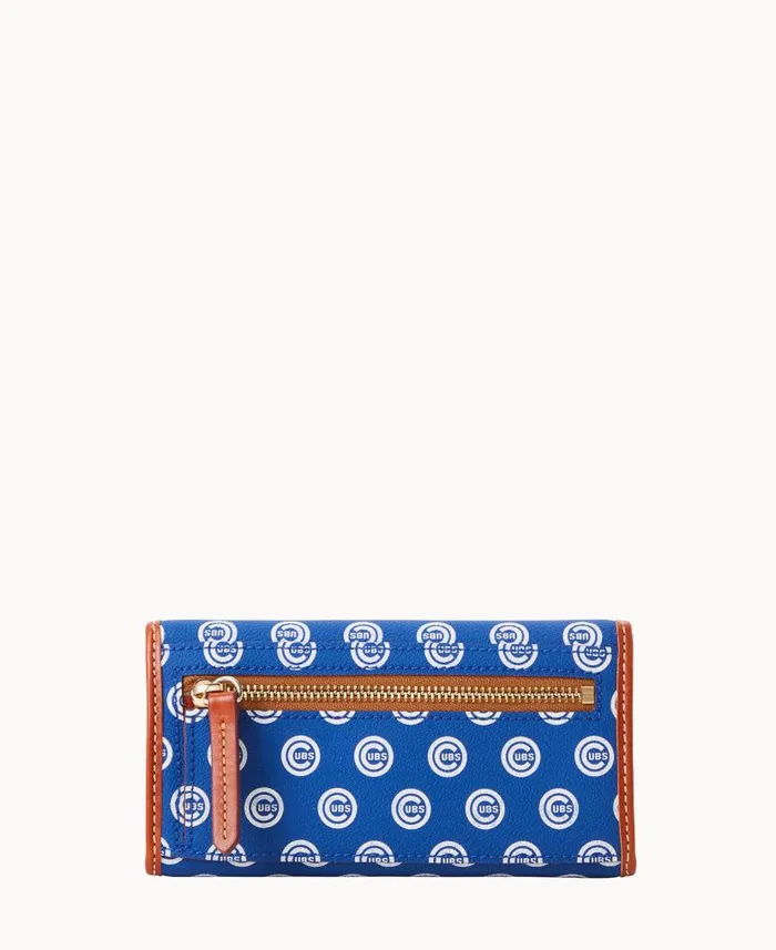 MLB Cubs Continental Clutch Cubs ManWoman Dooney and Bourke Wallets MLB Cubs Continental Clutch Cubs ManWoman Dooney and Bourke Wallets