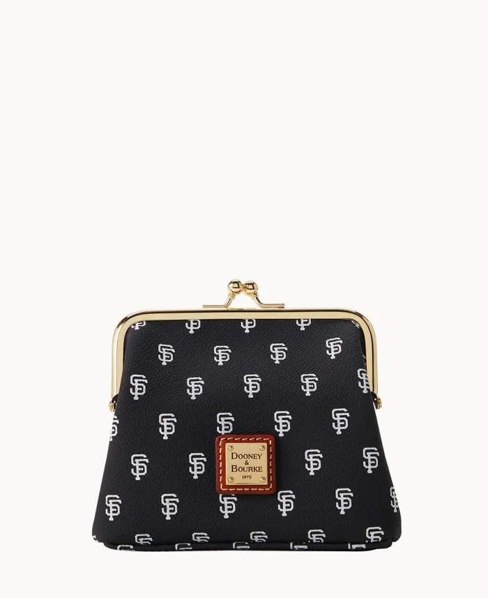 MLB Giants Large Framed Purse Giants ManWoman Dooney and Bourke Wallets