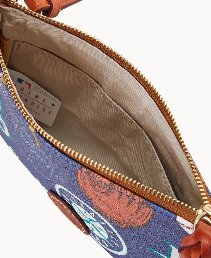 MLB Mariners Top Zip Crossbody Mariners Woman Dooney and Bourke Crossbodies MLB Mariners Top Zip Crossbody Mariners Woman Dooney and Bourke Crossbodies