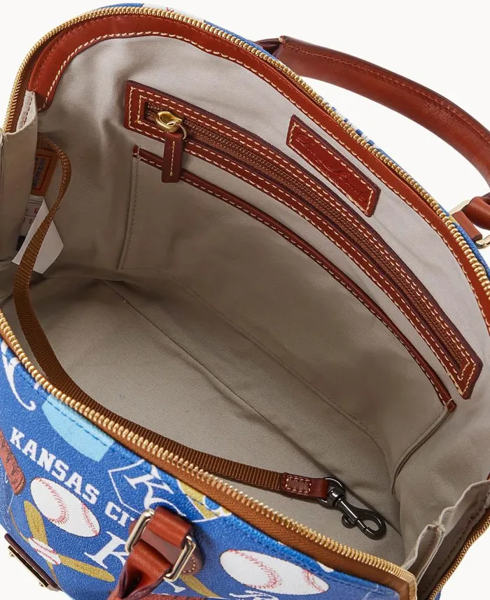 MLB Royals Zip Zip Satchel Royals Woman Dooney and Bourke Satchels MLB Royals Zip Zip Satchel Royals Woman Dooney and Bourke Satchels