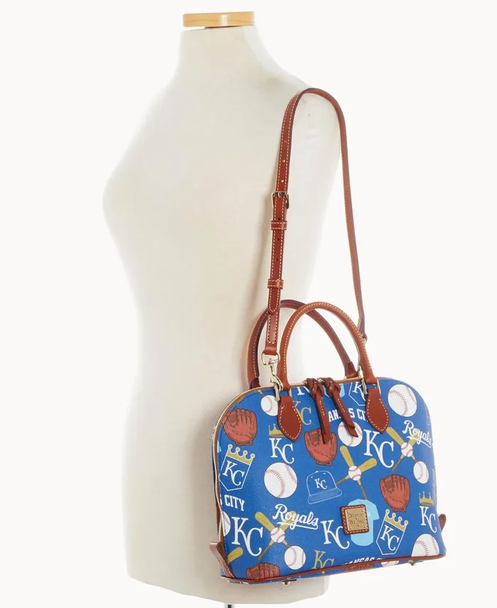 MLB Royals Zip Zip Satchel Royals Woman Dooney and Bourke Satchels MLB Royals Zip Zip Satchel Royals Woman Dooney and Bourke Satchels
