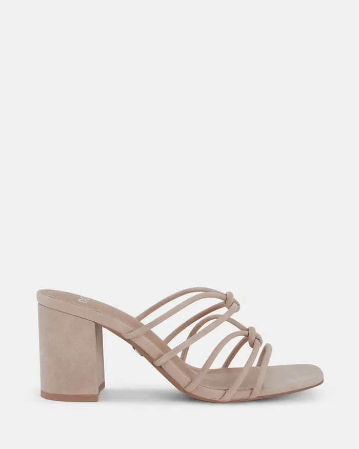 MODENA NUDE Open Toe Heels Party NOVO Shoes Women