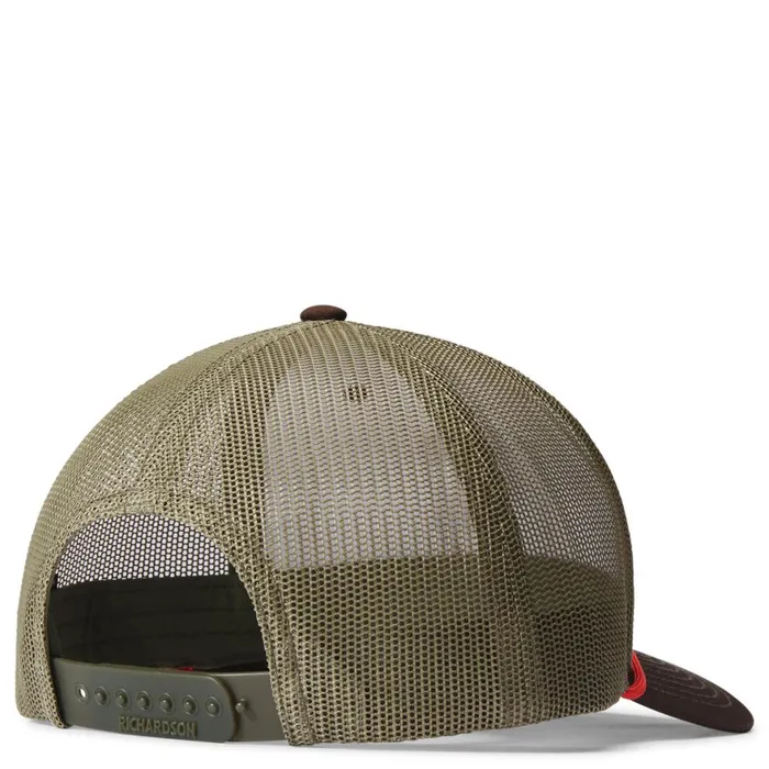 Mountain Crest Trucker Hat WhiteLodenBrown Men Danner Hats