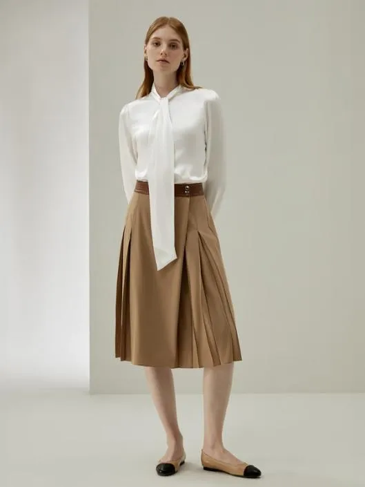 Natural Fabric Bowtie Neck Womens Silk Blouse Women Blouses Lilysilk Shirts