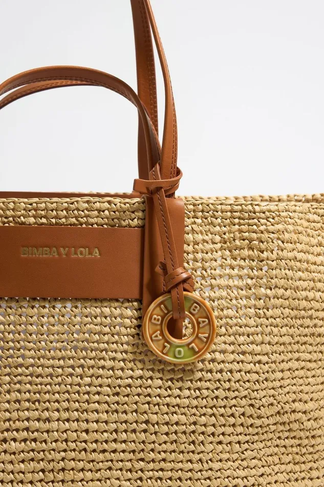Natural Maxi Shopper Bag Natural Women Bimba Y Lola Raffia Bags Natural Maxi Shopper Bag Natural Women Bimba Y Lola Raffia Bags