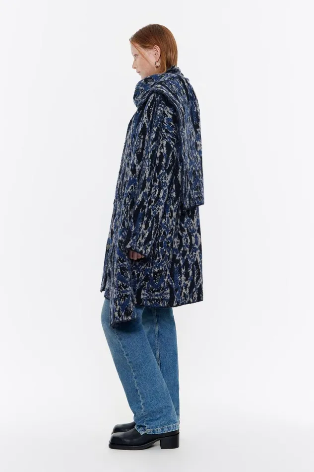 Navy Blue Plumancha Jacquard Jacket Plumancha Navy Women Bimba Y Lola Total Look Navy Blue Plumancha Jacquard Jacket Plumancha Navy Women Bimba Y Lola Total Look