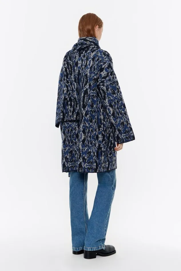 Navy Blue Plumancha Jacquard Jacket Plumancha Navy Women Bimba Y Lola Total Look Navy Blue Plumancha Jacquard Jacket Plumancha Navy Women Bimba Y Lola Total Look
