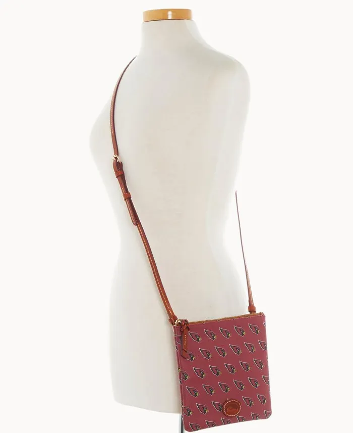 NFL AZ Cardinals North South Top Zip Crossbody Cardinals Woman Dooney and Bourke Crossbodies NFL AZ Cardinals North South Top Zip Crossbody Cardinals Woman Dooney and Bourke Crossbodies