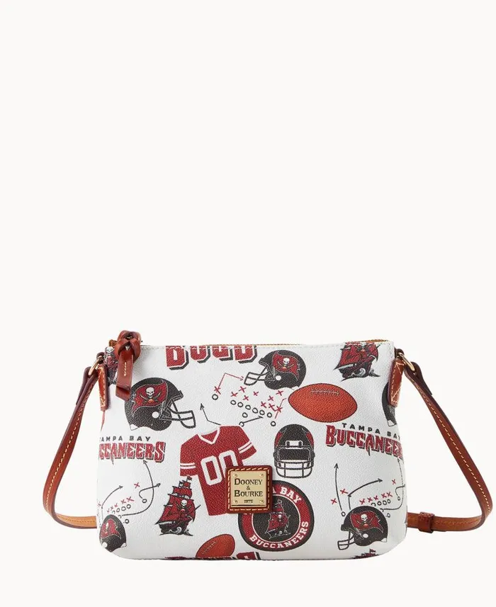 NFL Buccaneers Crossbody Pouchette Buccaneers Woman Dooney and Bourke Crossbodies NFL Buccaneers Crossbody Pouchette Buccaneers Woman Dooney and Bourke Crossbodies