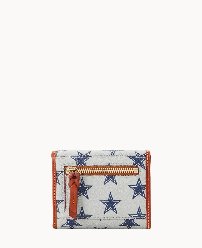 NFL Cowboys Flap Credit Card Wallet Dallas Cowboys ManWoman Dooney and Bourke Wallets NFL Cowboys Flap Credit Card Wallet Dallas Cowboys ManWoman Dooney and Bourke Wallets