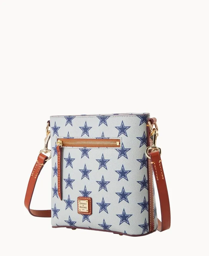 NFL Cowboys Small Zip Crossbody Cowboys Woman Dooney and Bourke Crossbodies NFL Cowboys Small Zip Crossbody Cowboys Woman Dooney and Bourke Crossbodies