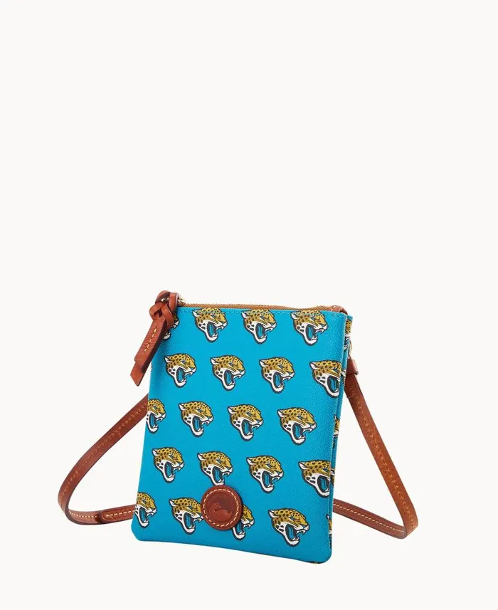 NFL Jaguars Small North South Top Zip Crossbody Jaguars Woman Dooney and Bourke Crossbodies NFL Jaguars Small North South Top Zip Crossbody Jaguars Woman Dooney and Bourke Crossbodies