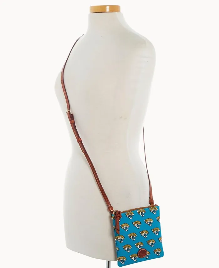 NFL Jaguars Small North South Top Zip Crossbody Jaguars Woman Dooney and Bourke Crossbodies NFL Jaguars Small North South Top Zip Crossbody Jaguars Woman Dooney and Bourke Crossbodies