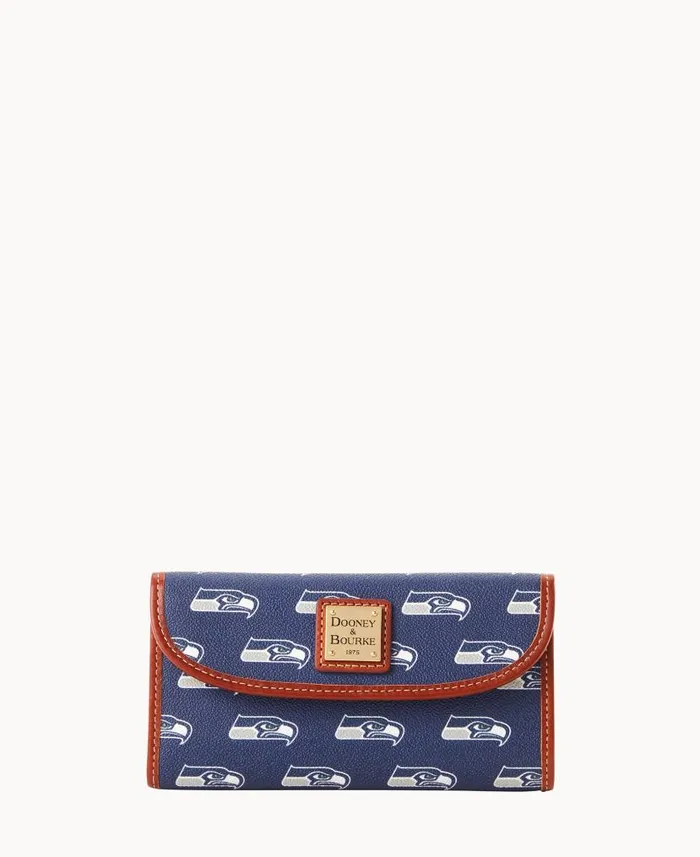 NFL Seahawks Cont Clutch Seahawks ManWoman Dooney and Bourke Wallets
