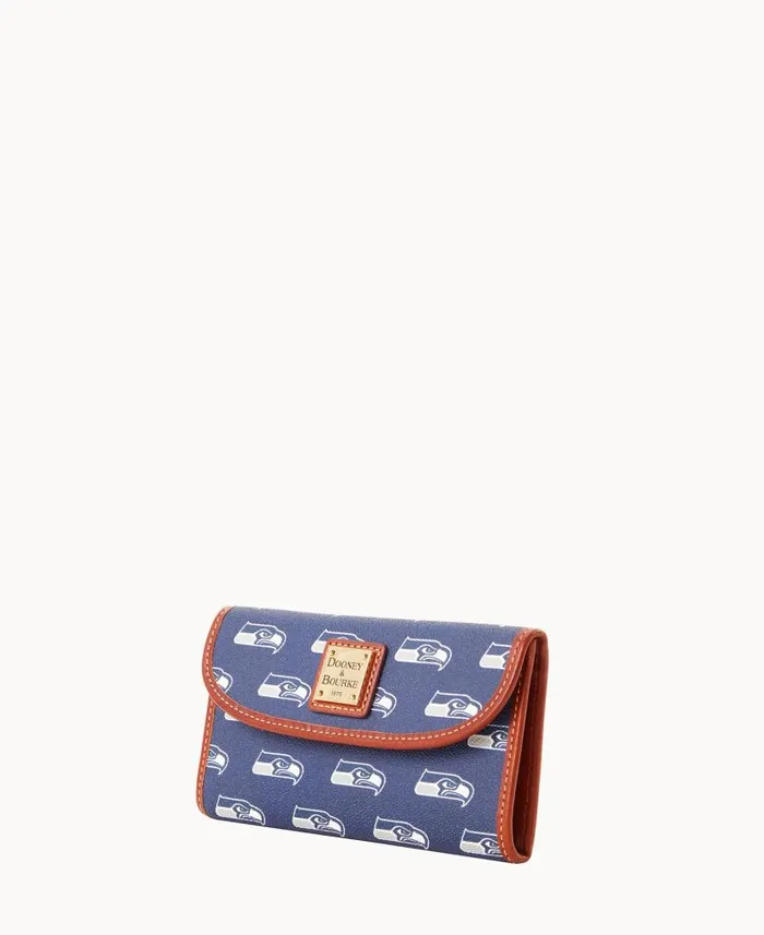 NFL Seahawks Cont Clutch Seahawks ManWoman Dooney and Bourke Wallets NFL Seahawks Cont Clutch Seahawks ManWoman Dooney and Bourke Wallets