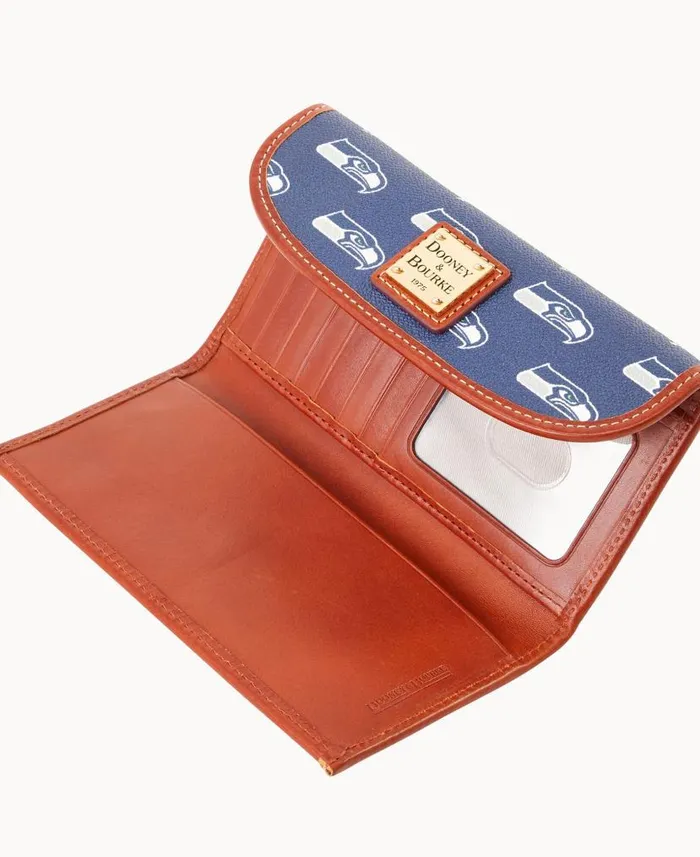 NFL Seahawks Cont Clutch Seahawks ManWoman Dooney and Bourke Wallets NFL Seahawks Cont Clutch Seahawks ManWoman Dooney and Bourke Wallets