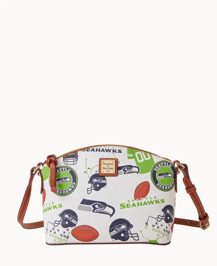 NFL Seahawks Suki Crossbody Seahawks Woman Dooney and Bourke Crossbodies