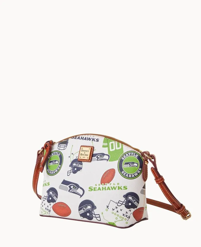 NFL Seahawks Suki Crossbody Seahawks Woman Dooney and Bourke Crossbodies NFL Seahawks Suki Crossbody Seahawks Woman Dooney and Bourke Crossbodies