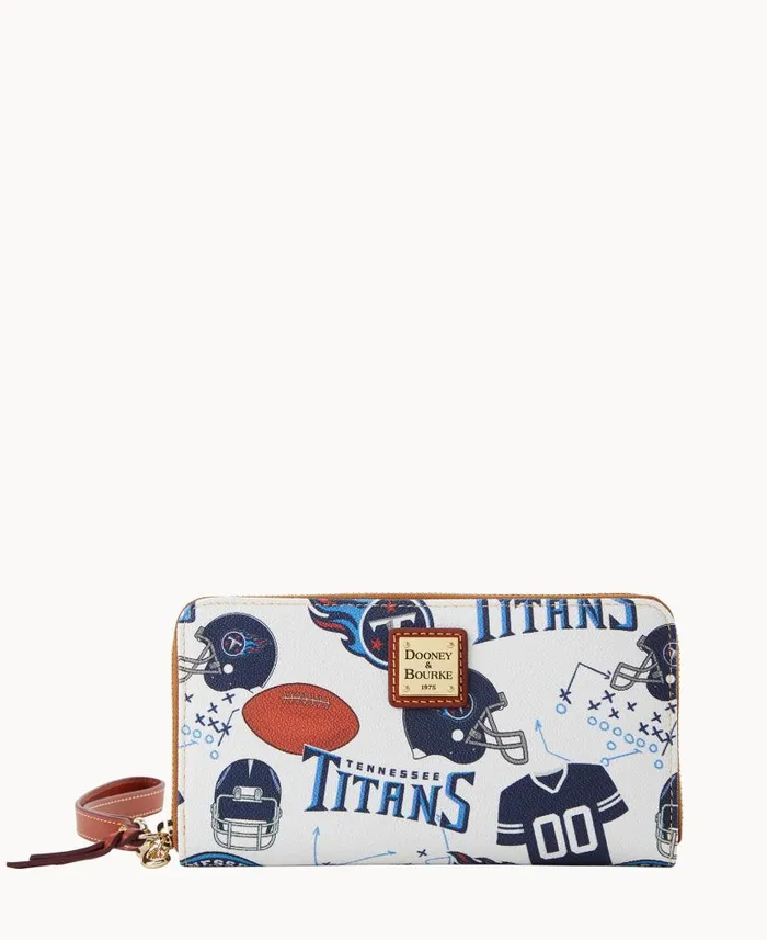 NFL Titans Large Zip Around Wristlet Titans ManWoman Dooney and Bourke Wallets NFL Titans Large Zip Around Wristlet Titans ManWoman Dooney and Bourke Wallets