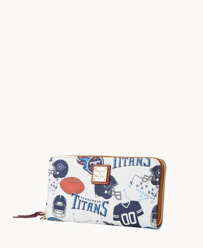 NFL Titans Large Zip Around Wristlet Titans ManWoman Dooney and Bourke Wallets NFL Titans Large Zip Around Wristlet Titans ManWoman Dooney and Bourke Wallets