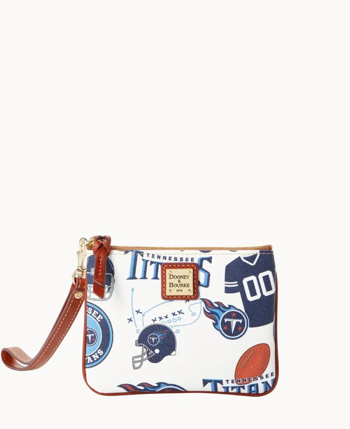 NFL Titans Stadium Wristlet Titans ManWoman Dooney and Bourke Wallets
