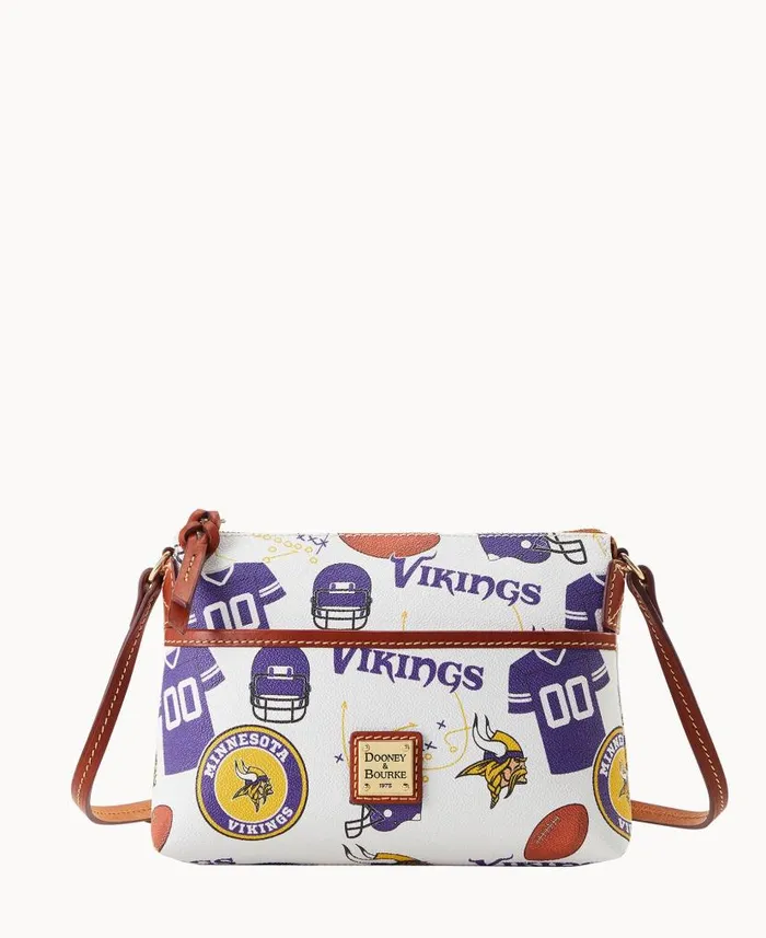 NFL Vikings Ginger Crossbody Vikings Woman Dooney and Bourke Crossbodies