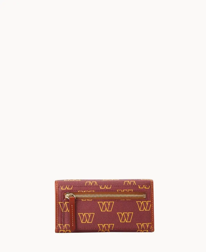 NFL Washington Continental Clutch Washington ManWoman Dooney and Bourke Wallets NFL Washington Continental Clutch Washington ManWoman Dooney and Bourke Wallets