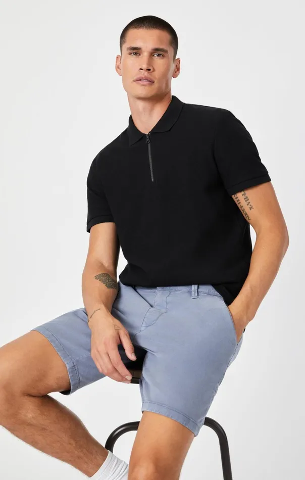 Noah Shorts In Flint Stone Luxe Twill Men Mavi Jeans Shorts Noah Shorts In Flint Stone Luxe Twill Men Mavi Jeans Shorts