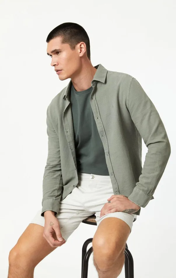 Noah Shorts In Oyster Mushroom Luxe Twill Men Mavi Jeans Shorts Noah Shorts In Oyster Mushroom Luxe Twill Men Mavi Jeans Shorts