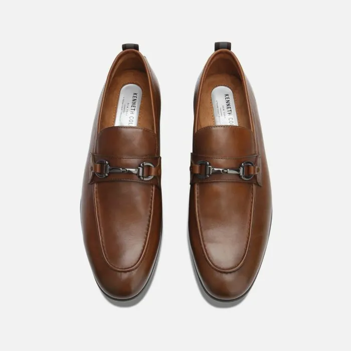 Nolan Bit Strap Solid Loafer Cognac Men Kenneth Cole Loafers