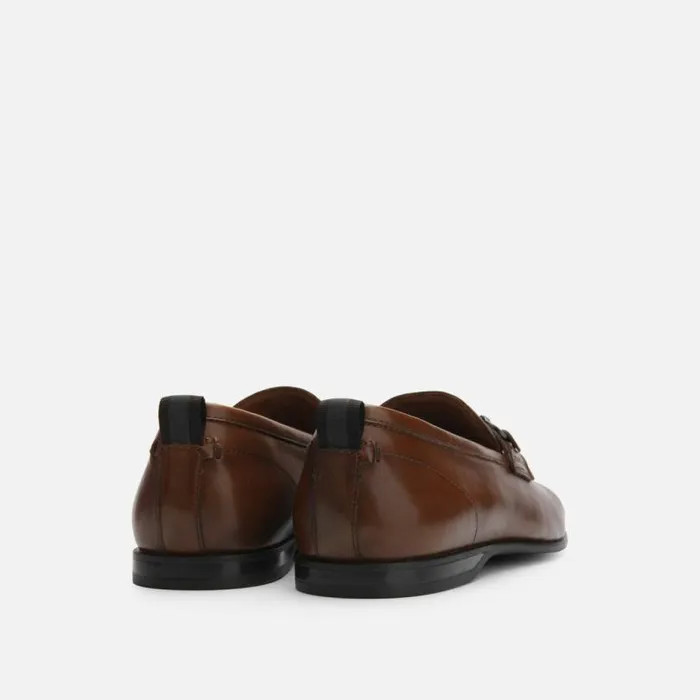 Nolan Bit Strap Solid Loafer Cognac Men Kenneth Cole Loafers