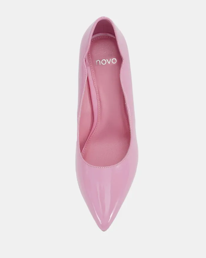 NOVO Shoes INISA PINK PATENT Women Party