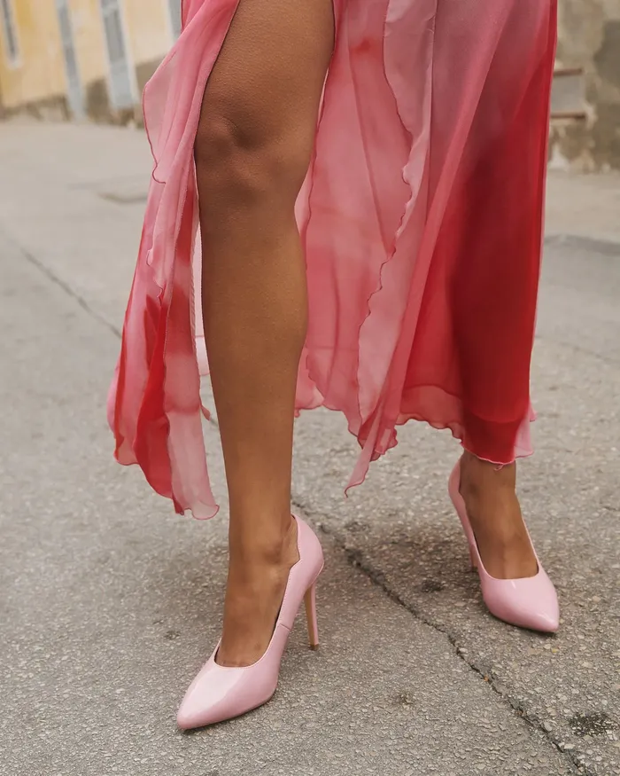 NOVO Shoes INISA PINK PATENT Women Party
