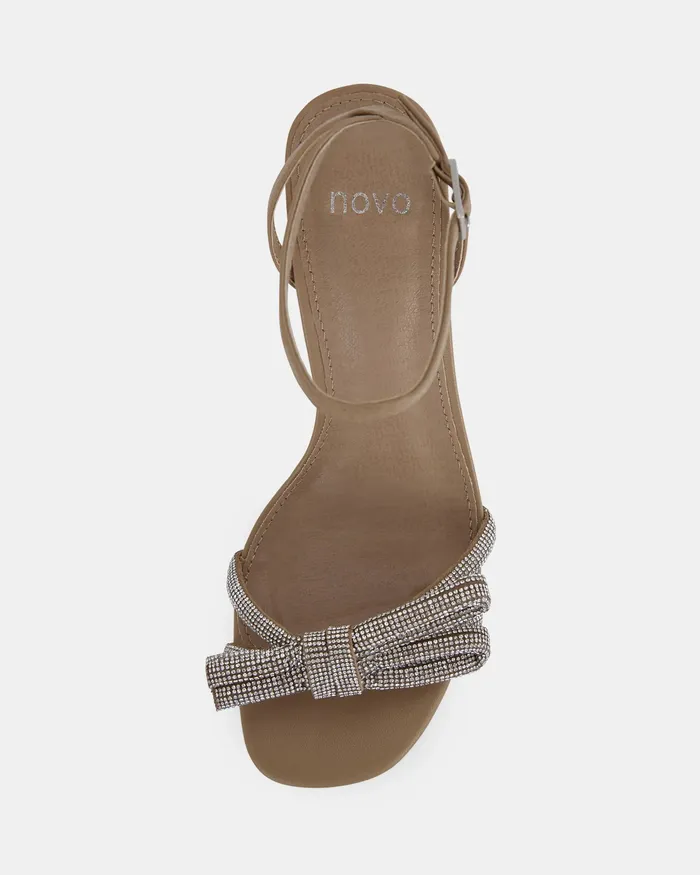 NOVO Shoes Party Women PEREGRINE CAMEL Stilettos