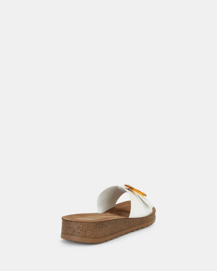 NOVO Shoes RAELEIGH WHITE Sandals Women Slides