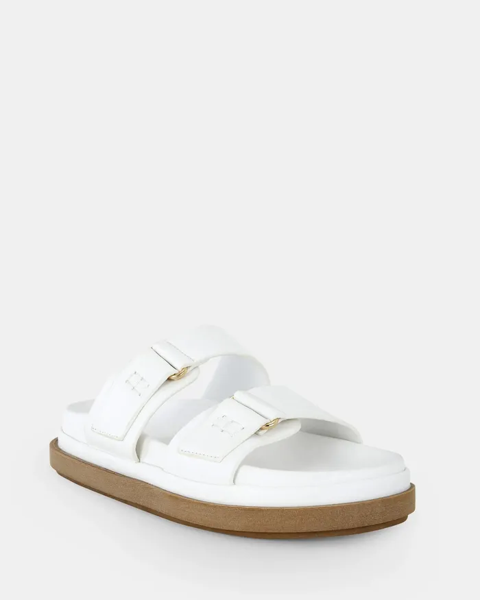 NOVO Shoes SANTENA WHITE Sandals Women Slides