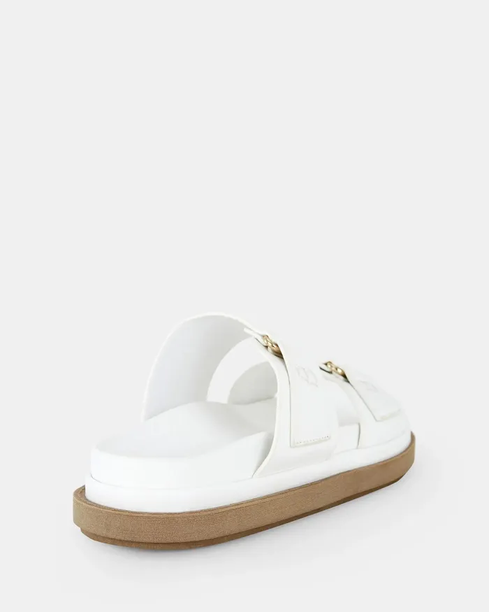 NOVO Shoes SANTENA WHITE Sandals Women Slides