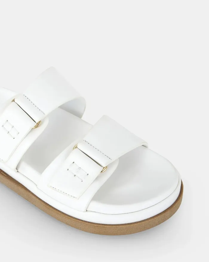 NOVO Shoes SANTENA WHITE Sandals Women Slides