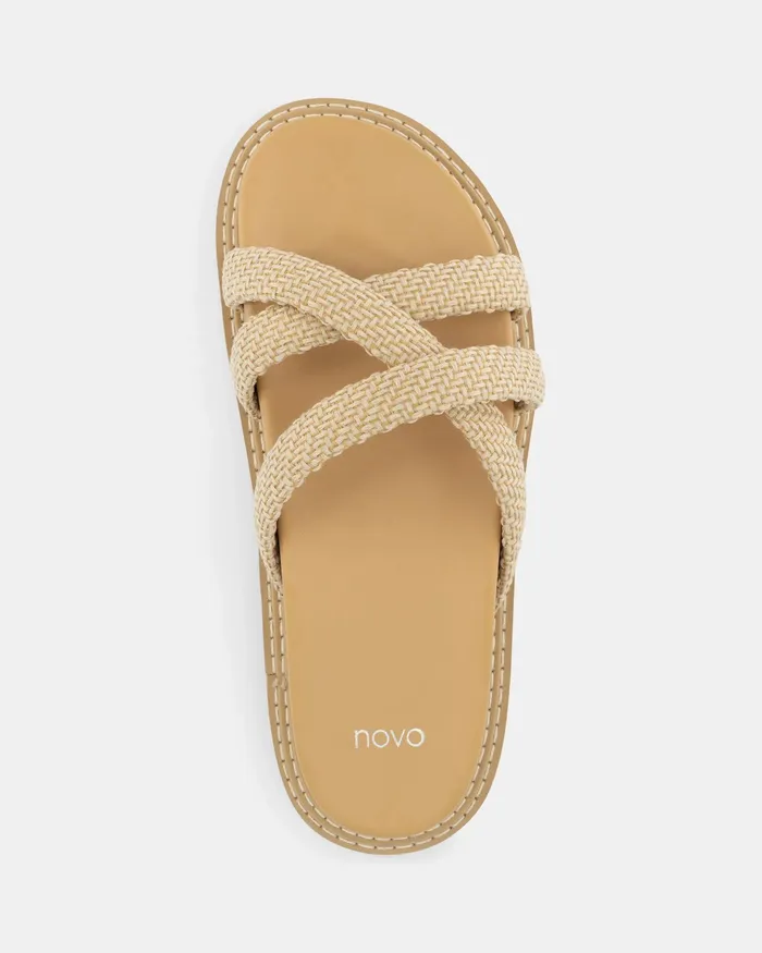 NOVO Shoes Slides Women TALIRA ECRU Sandals