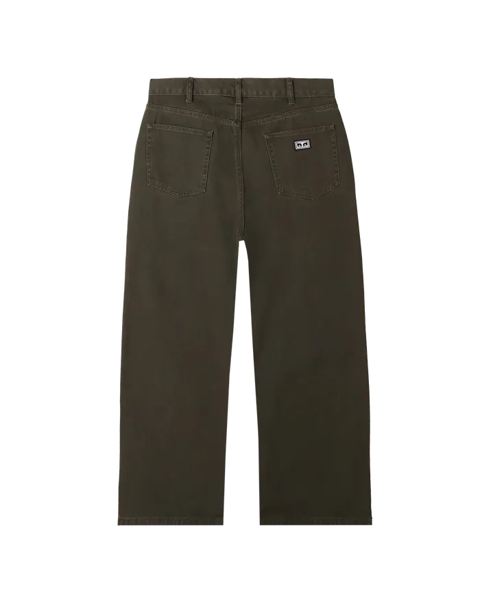 OBEY Clothing BOTTOMS Men BIGWIG BAGGY DENIM Rosin Faded Wash